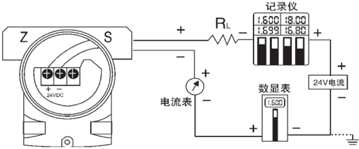 防爆差壓變送器接線圖