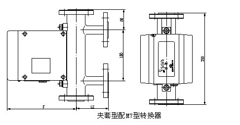 金屬管轉(zhuǎn)子流量計(jì)外形尺寸圖